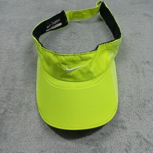 Nike Hat Womens OSFM Neon Adjustable Visor Featherlight Dri Fit Tennis Golf